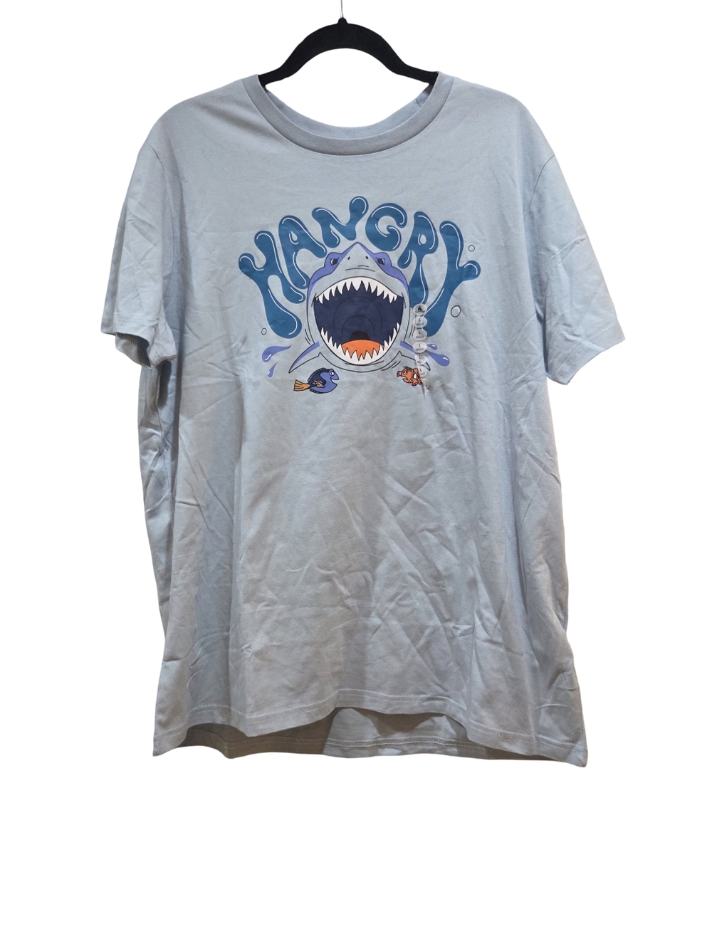 Disney Parks Finding Nemo HANGRY Bruce Shark T-Shirt Adult Size Large NEW